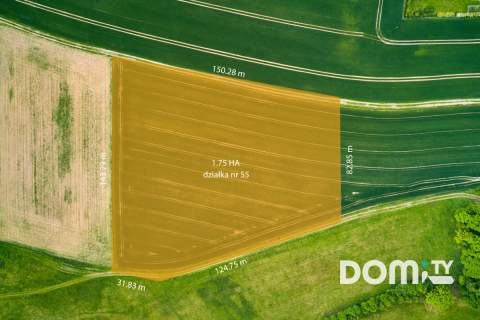 Działka rolna Gierałtów 1,75 ha