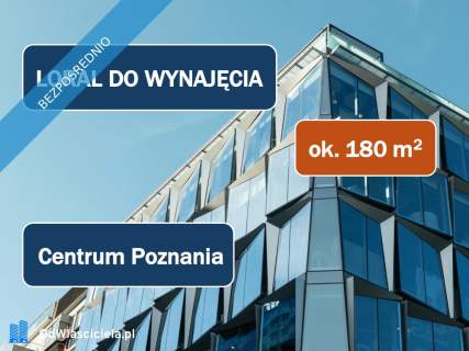 Lokal do wynajęcia 181 m2 Top lokalizacja Dostęp 24h