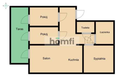 4 pokoje - umeblowane wg Twoich preferencji