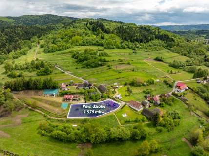 Działka Budowlana w Łętowni - widokowa
