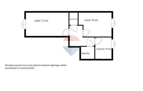 2-pokojowe mieszkanie w centrum Radomia/ul. Jaracza/48,5 m /3...