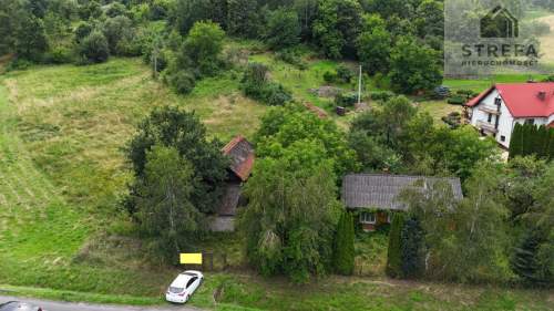 Łososina Dolna - działka z potencjałem 5 773 m2 Malownicza lo