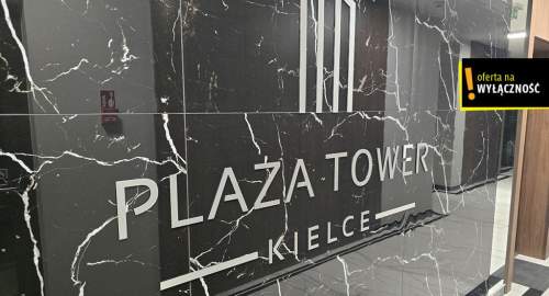 Nowoczesny apartament Kielce Plaza z tarasem