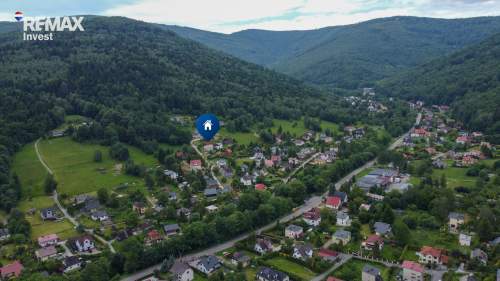 Dom z widokiem na kotlinę Bystra cisza, las