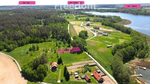 60 m od jeziora Juksty MPZP 1502 m Mrągowo