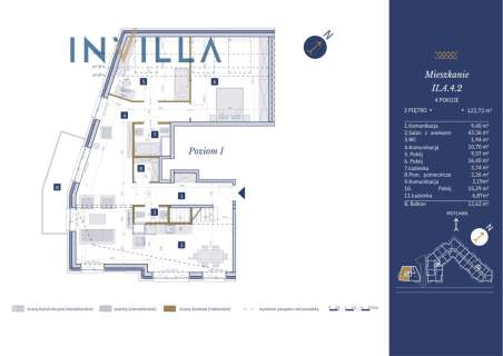 Apartament 125,06 m GEDANIA Nad Motławą