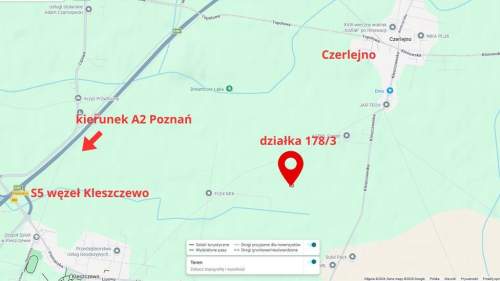 Działka budowlana Czerlejno MPZP Kostrzyn