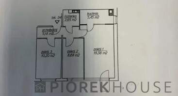3-pokoowe mieszkanie na Bielanach