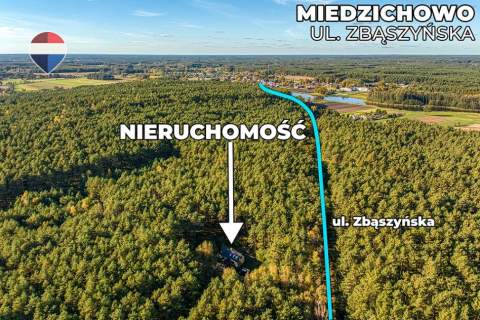 Leśny dom pośród jezior w Miedzichowie