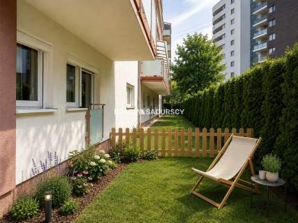 Ustawne 2 pokojowe mieszkanie w apartamentowcu.