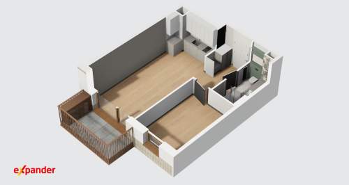 Łeba 2-pokojowy apartament nad morzem Wykończony pod klucz