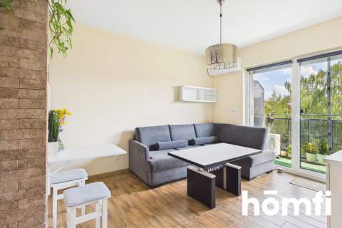 Nowoczesne, klimatyzowane 2 pokoje z balkonem
