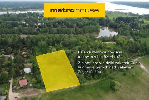 Działka 0,59 ha w okolicy Narwi i Bugu na Cuplu