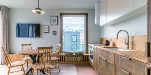 Apartament blisko morza i plaży z garażem.