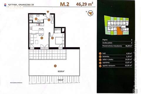 Mieszkanie na parterze, z dużym ogródkiem.