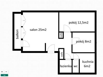 Mieszkanie 3-pok 60,5m2 Lublin Czuby ul.Radości BEZ PROWIZJI