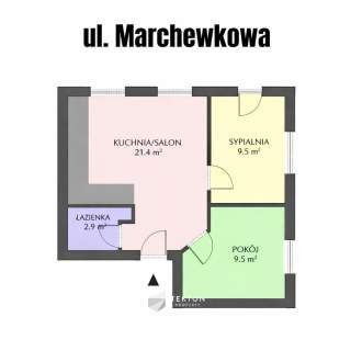 balkon duża piwnica w cenie 3 pokoje