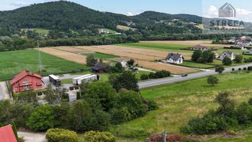 Łososina Dolna - działka z potencjałem 5 773 m2 Malownicza lo
