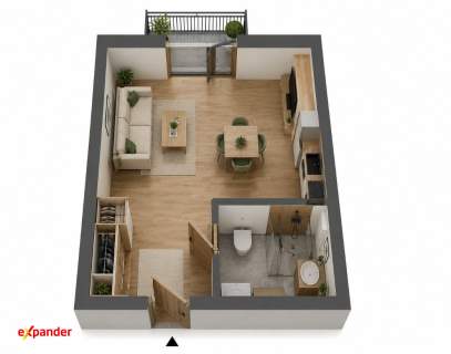 Kawalerka Balkon Jeżyce Odbiór sierpień 407 800