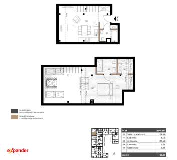 Mieszkanie typu LOFT z widokiem na CENTRUM miasta 