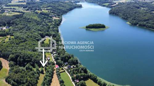 Tarasowa działka budowlana Widok na jezioro