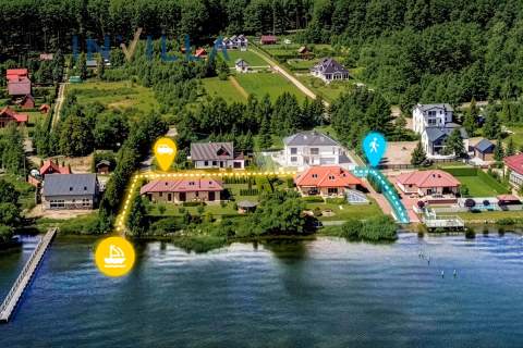 Dom z widokiem na jezioro, własny pomost, Nadole