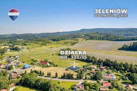 Działka budowlana z mediami, blisko DK8