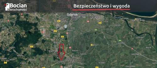 Uzbrojona działka niedaleko jeziora w Juszkowie 