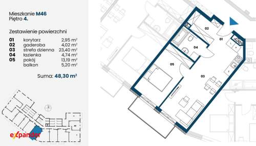 Komfortowe mieszkanie nad Zalewem ul. Kwiatkowskiego, Nowa Dęba