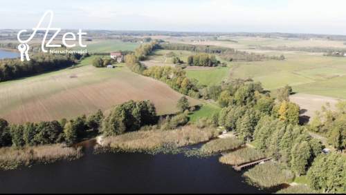 Działka z prywatną plażą w Lutrach