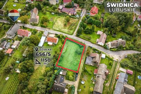 Działka budowlana 1150 m - blisko Zielonej Góry