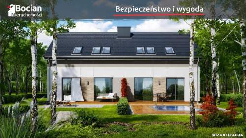 Nowoczesny dom DEWELOPERSKI w Bojanie
