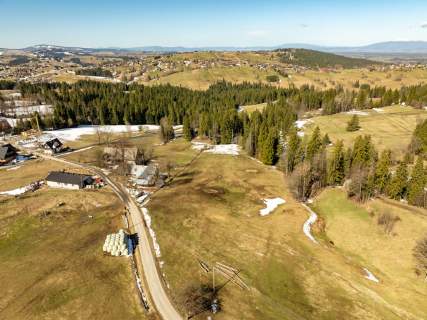 Sierockie - działka 5901m2 - WZtka 4 domy
