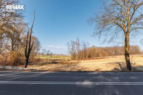 Działką usługowa, droga powiatowa Hecznarowice