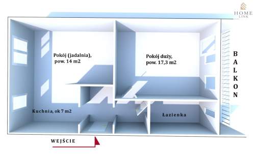 Olsztyn, Mieszkanie 2 pokoje, Mroza 27, tramwaj