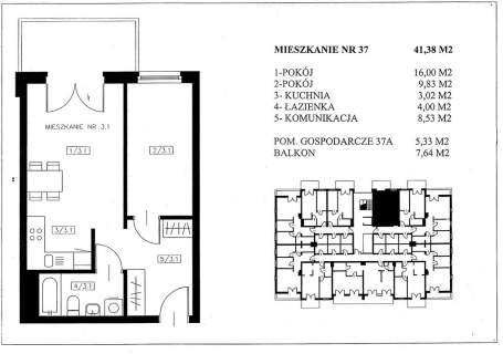 Apartament nad Niegocinem 37 Wilkasy