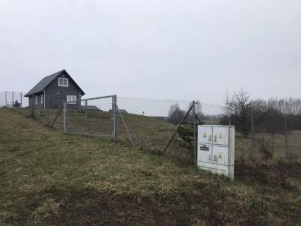 LELESZKI - ZABUDOWANA DOMKIEM SKANDYNAWSKIM DZIAŁK