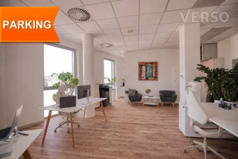 Biuro 64 mkw. open space, miejsce parking.