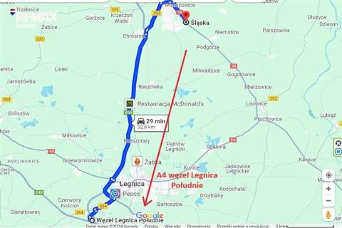 Tereny produkcyjno magazynowo usługowe przy DK 36