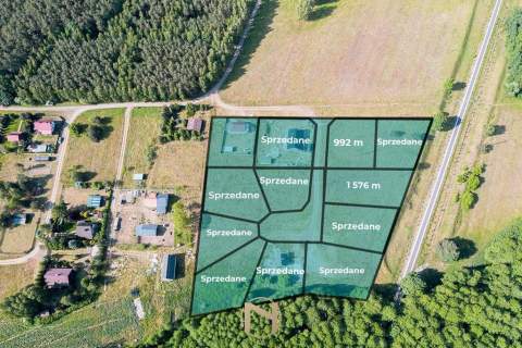 Działka budowlana na sprzedaż, 992 m2, Gościm