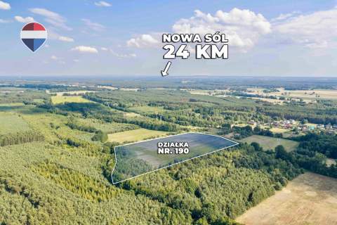 Działka rolna 5,21 ha w Jarogniewicach