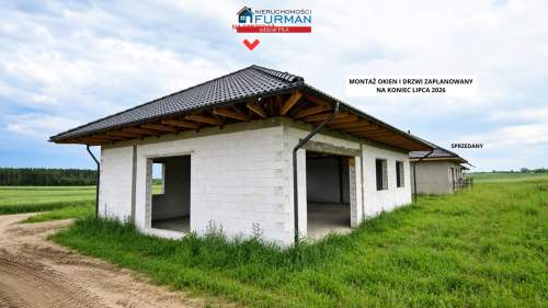 Szydłowo - Dom w stanie surowym - działka 851 m2