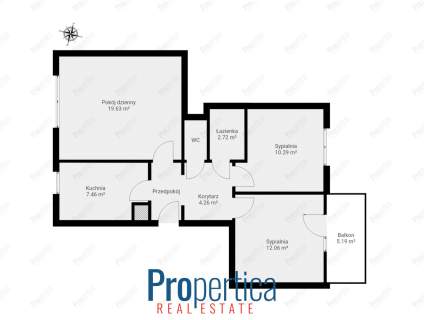 3 pokoje Wspólna Balkon Zielony widok