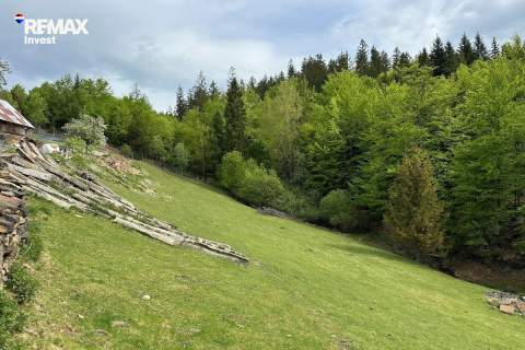Istebna widokowa działka 6600 m z domem, stawem