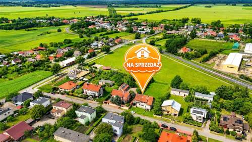 Nieruchomość z budynkiem stan surowy zamknięty