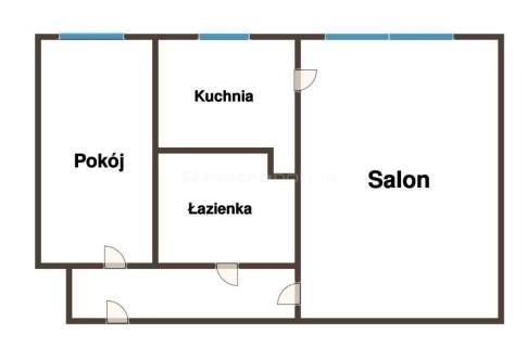 Na sprzedaż 2 pokojowe mieszkanie na Dąbrowie