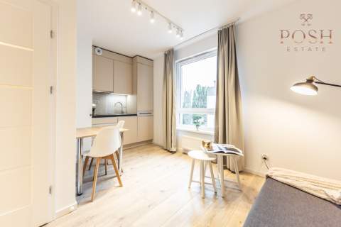 centrum przytulne studio Kępa Mieszczańska