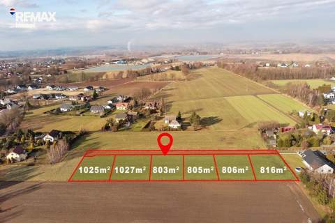Działka w Kaniowie ok 805m2