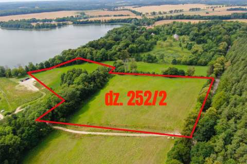 Działka 3,3 ha z własną linią brzegową j. Narie