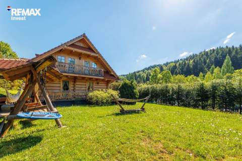 Dom z bala, Beskidy, Stryszawa